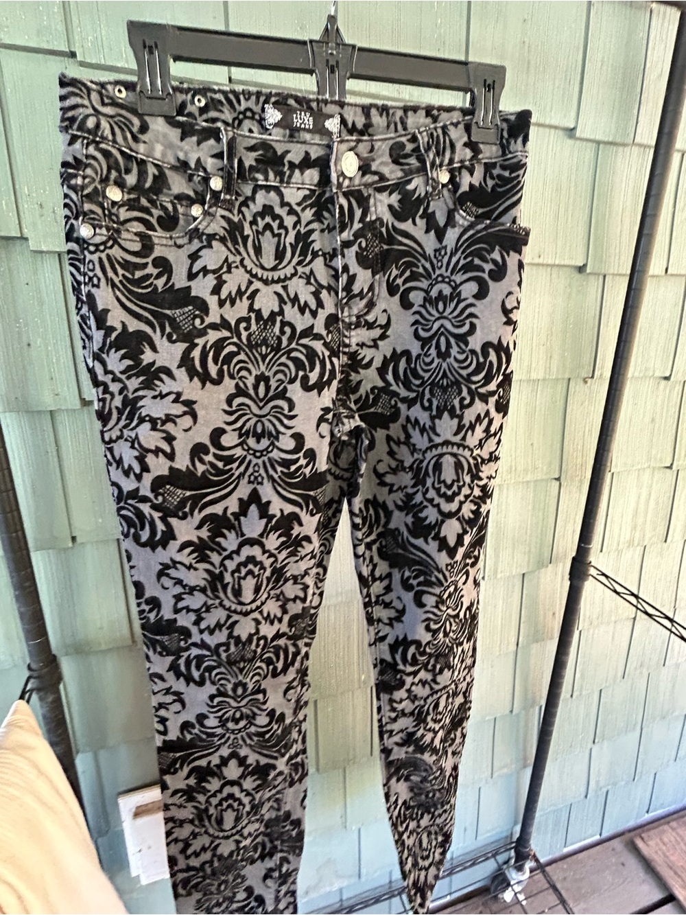 Tru luxe Black Patterned Women's Jeans